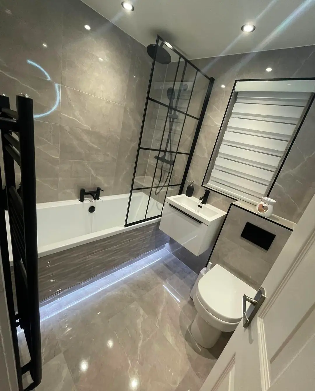 Walk-in shower room installed by CDM Plumbing & Bathrooms